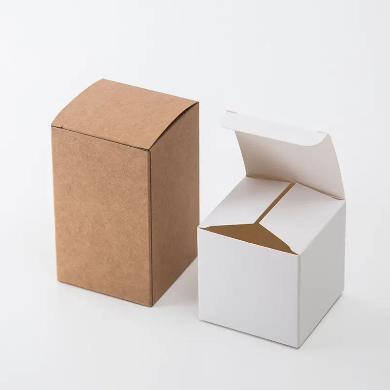 Großhandel individuell bedruckte schwarze Geschenk-Versandtasche Karton Kraftpapier Karton kleine Verpackung E-Wellpappe-Schachtel