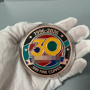 Pièce commémorative d'aventure anime en édition limitée, en cuivre pur .999 de 5 oz, plaquée or, avec gravure en relief 3D, style dessin animé moderne - Product Image 2