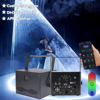 Luz Láser RGB de Animación para Escenarios, Control Inalámbrico por APP, Alto CRI 95, 6/34 Canales, 3W 5W 8W 10W, para Bodas