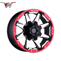 17 jantes de voiture tout-terrain profondes concaves 4x4 5*114.3 6*139.7 en alliage pour A90 Charger Mustang Jeep Wrangler Ranger Broncoado 1500
