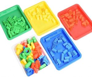 Bandejas de Plástico para Arte, Organizador de Actividades, Bandeja de Servicio para Proyectos de Arte y Manualidades en Casa, Pintura, Abalorios y Organización - Product Image 3