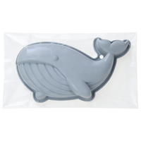 Ensemble de 3 moules en silicone pour gâteaux en forme d'animaux marins 3D, moule à pâtisserie pour la décoration de gâteaux au chocolat, au fudge et au pudding