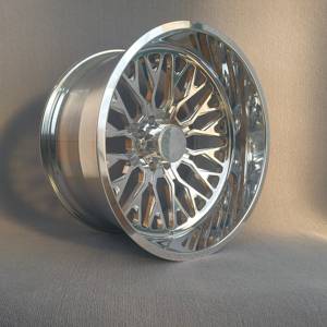 Rines Forjados de <span class=keywords><strong>1</strong></span> Pieza, Profundos, de 22, 24, <span class=keywords><strong>26</strong></span> y 28 Pulgadas, 8x170, 8x180, Cromados, para Autos de Pasajeros - Product Image 2