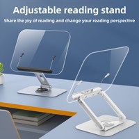 Support pour tablette iPad pour enfants en acrylique, rotatif à 360 degrés, pliable, réglable en hauteur, modèle exclusif R54