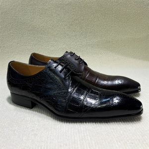 Zapatos de vestir de cuero Derby de moda de lujo Nuevos productos con estilo a cuadros para ocasiones formales de oficina Suela exterior Oxford <span class=keywords><strong>Lofer</strong></span> - Product Image 5