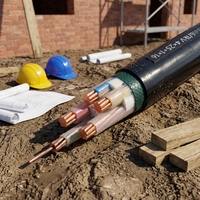 Câble d'alimentation en cuivre NYY PVC 0,6/1 kV pour l'approvisionnement des usines de fabrication de fixations de roulements et des ateliers de traitement thermique et de rectification