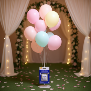 Soporte de Columna para Globos de 100 cm, Redondo de Plástico con 11 Tubos para Decoraciones de Fiestas, Bodas y Cumpleaños - Product Image 3