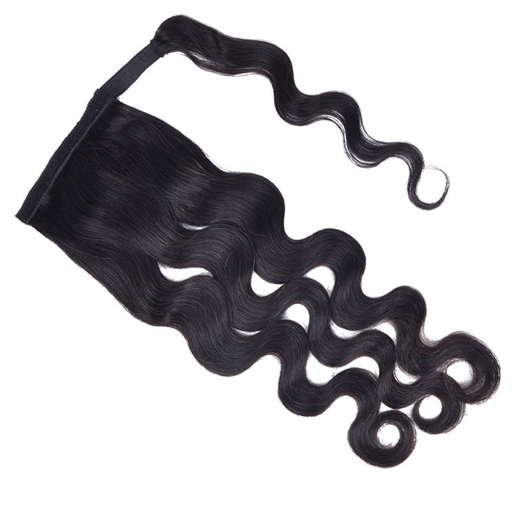 Body wave wrap around ponytail