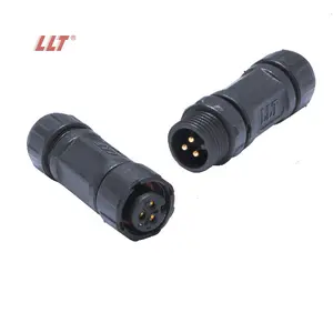 LLT M12 2 3 4 Pin Nam Nữ Kết Nối Điện Không Thấm Nước Khóa Chủ Đề Kết Nối Thông Tư