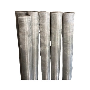 Đồng bằng dệt hợp kim nhôm cửa sổ màn hình sắt dây lưới lỗ vuông Vật liệu mạ kẽm để lọc cắt xử lý uốn cong - Product Image 1