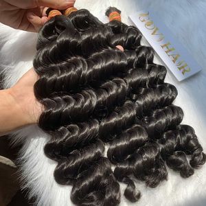 Extensions de <span class=keywords><strong>cheveux</strong></span> brésiliens Remy ondulés <span class=keywords><strong>longs</strong></span> et profonds en gros, qualité 10A 12A, mèches de <span class=keywords><strong>cheveux</strong></span> humains vierges de vison, tissage de <span class=keywords><strong>cheveux</strong></span> bruts alignés avec la cuticule - Product Image 1