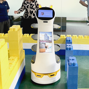 2023 <span class=keywords><strong>Robot</strong></span> de entrega de alimentos recién llegado inteligente <span class=keywords><strong>camarero</strong></span> <span class=keywords><strong>Robot</strong></span> <span class=keywords><strong>gato</strong></span> pantalla grande con batería reemplazable <span class=keywords><strong>Robot</strong></span> coche de entrega - Product Image 5