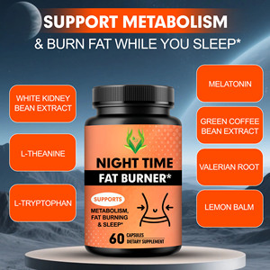 Good Quality Night Time Fat Burner Capsules Support Healthy Metabolism and Sleep Weight Loss Herbal Formula Slimming Pills - Product Image 5