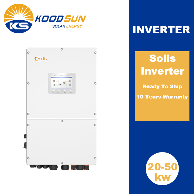 Solis Hybrid Solar Energy System on Off Grid 20KW 30KW 50KW Solar Power System Package Solar System Complete Set for Commercial