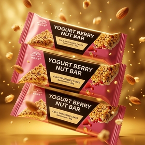 Barre protéinée aux fruits rouges, amandes et graines <span class=keywords><strong>de</strong></span> quinoa, barre énergétique faible en glucides pour adultes - Product Image 2