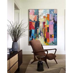 Pintura al Óleo de Naturaleza Muerta, Arte de Pared en Lienzo Hecho a Mano con Acrílico, Decoración Moderna para el Hogar, Textura Abstracta Grande en Venta - Product Image 5