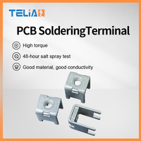 Ventes d'usine de haute qualité TLS4483-B 60A support conducteur en laiton 4 broches borne de carte de Circuit imprimé M4 borne à vis Pcb
