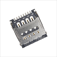 WECONN WL-SIM150-072 Connecteur de carte MICRO SIM à 8 broches + 1, type articulé, H=1,50 mm, avec interrupteur de détection, connecteur FPC personnalisable