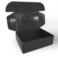 Cajas con impresión personalizada de lujo, color blanco, marrón, negro, corrugado, con logotipo