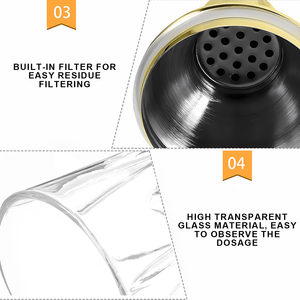 เครื่องเขย่าค็อกเทลทำจากสแตนเลสอุปกรณ์สำหรับบาร์ที่ทำจากแก้ว - Product Image 6