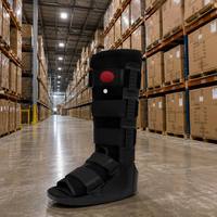 Botte médicale pneumatique haute à semelle antidérapante en TPR pour le soulagement et la stabilisation des entorses de la cheville et de l'œdème