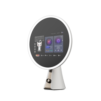 El mejor espejo de tocador inteligente con diagnóstico de piel AI, aplicación de YouTube, altavoz Bluetooth e iluminación LED para cosméticos y belleza inteligentes