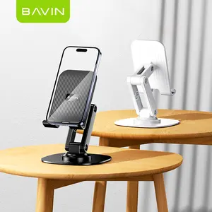 BAVIN wholesale PS37 abs silicone pad aluminum alloy universal desktop mobile phone holder stand