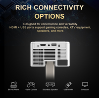 FEELWOW Mini projecteur TS-10 projecteur d'hologramme pour projecteur laser 4K de poche pour cinéma maison
