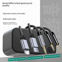 Cable de Audio de 0.5M 1M 1.5M 2M 3M, Cable Auxiliar de 3.5 mm Macho a Macho para Teléfono, Auriculares, Coche, MP3, Altavoz, Ordenador