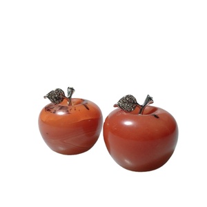 De diseño de moda de piedras preciosas naturales de curación de <span class=keywords><strong>jaspe</strong></span> rojo Jade manzanas - Product Image 1