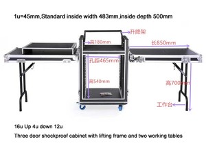 DJ CASO DE ALUMINIO marco + <span class=keywords><strong>9mm</strong></span> de madera contrachapada de transporte almacenamiento herramienta caso de vuelo - Product Image 3