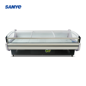 <span class=keywords><strong>Vitrine</strong></span> de viande de fenêtre avant de haute qualité, réfrigérateur de supermarché, congélateur de viande, réfrigérateur de bœuf Commercial, présentoirs de viande - Product Image 4