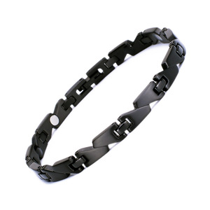 Personalidade criativa Titanium Steel Magnet Pulseira Moda Luz Luxo Saúde Energia Massagem Produto com íon negativo - Product Image 2