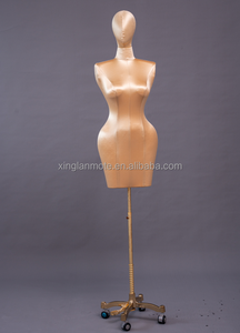 Mannequin en plastique demi-longueur pour <span class=keywords><strong>femme</strong></span> Mannequin de couturière réglable pour le haut du corps de grande taille pour vitrine - Product Image 4