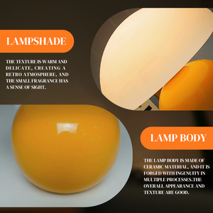 Hiện Đại Màu Cam Nấm Bảng Đèn Cho Nghiên Cứu Bàn Phòng Ngủ Và Phòng Khách Ánh Sáng Ban Đêm Dễ Thương Trang Trí Nội Thất - Product Image 3