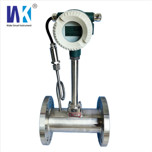 デジタルリモートフランジ渦流量計インテリジェント蒸気圧縮空気ガスカウント表示流量計4-20ma 12-24VDC流量計 - Product Image 5