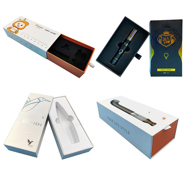 Custom Logo Luxury Cardboard Rigid Pull Out Packaging Box Paper Hard Sliding Drawer Gift Box Packaging
