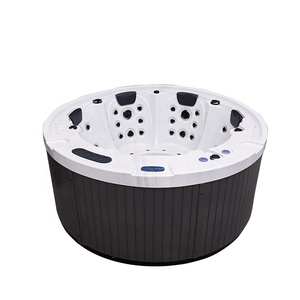 Style européen de <span class=keywords><strong>piscine</strong></span> De Fiber de verre acrylique enterrée <span class=keywords><strong>hors</strong></span> <span class=keywords><strong>sol</strong></span> 6 sièges ronde spa bain à remous - Product Image 6