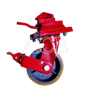 Ruedas giratorias de 8 pulgadas, ruedas giratorias de contenedor de carga pesada de poliuretano de 3 toneladas para mover contenedores - Product Image 6