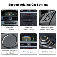 Autoradio Navihua avec écran tactile, système Linus, 8,8 pouces, Carplay, Android Auto, pour BMW Série 3 E90/E91/E92/E93 2004-2008, CCC