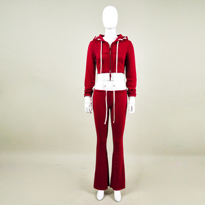 Felpe con Cappuccio Vintage da <span class=keywords><strong>Donna</strong></span> con Logo Personalizzato e Strass 2026, Felpe Pesanti in Spugna Francese con Zip <span class=keywords><strong>per</strong></span> Autunno e Inverno - Product Image 4