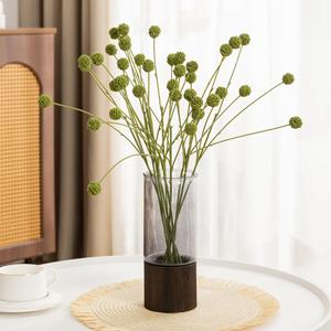 Ramo de Flores Artificiales de Bola Dorada Meng Jie, 30cm-100cm, PVC, Decoración para Sala de Estar - Product Image 3