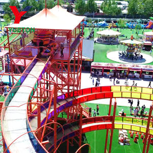 유리 워터 슬라이드 스카이슬라이드 롤러코스터 야외용 - Product Image 6