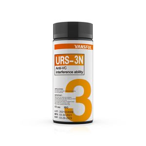 Bandelettes urinaires <span class=keywords><strong>3</strong></span> paramètres <span class=keywords><strong>URS</strong></span>-3n pour la détection des leucocytes, des nitrites et du pH, certifiées CE - Product Image 6