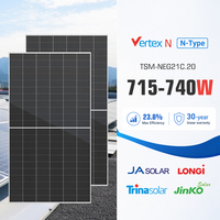 Modul Surya Trina Solar 740W Tipe N I-TOPCon Ultra Bifacial Dual Glass Efisiensi Tinggi 23,8% Tier 1
