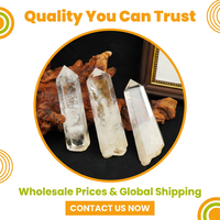 Tour de cristal de quartz clair poli naturel de haute qualité, pointe de quartz pour la guérison spirituelle, baguette de quartz, ornement de bureau Feng Shui