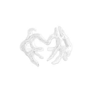 Moda Irregular árbol marchito <span class=keywords><strong>Brach</strong></span> 925 anillo ajustable de plata esterlina - Product Image 1