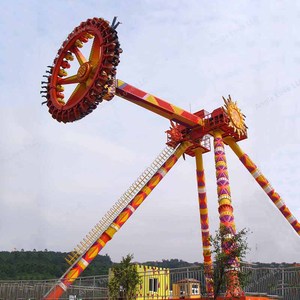Manèges à sensations fortes de haute qualité pour parcs d'attractions, jeux de plein air attrayants pour adultes, grand frisbee à bascule amusant à vendre - Product Image 6
