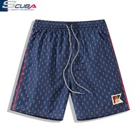Shorts de plage en maille de nylon personnalisés Shorts de planche de sublimation réfléchissants d'été d'usine de la Chine