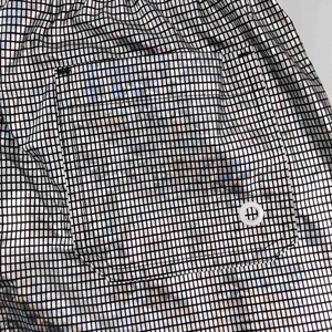 Pantalones cortos de playa hasta la rodilla de verano para hombre, 100% de poliéster de talla grande, calzoncillos bóxer de secado rápido, traje de baño brillante a cuadros sólidos - Product Image 5